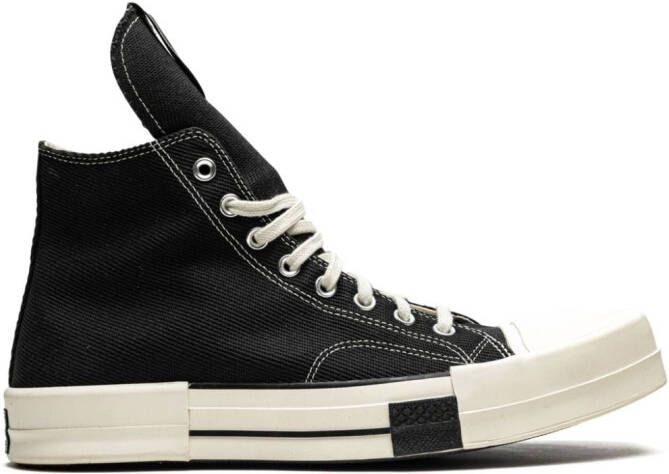 Converse x Rick Ownes TURBODRK Chuck 70 "Black Egret White" sneakers