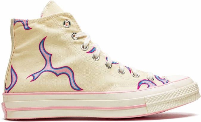 Converse x Golf Le Fleur Chuck 70 Hi "Pink Flames" sneakers Neutrals