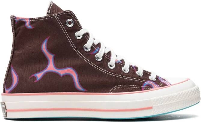 Converse x Golf Le Fleur Chuck 70 Hi "Flames" sneakers Brown