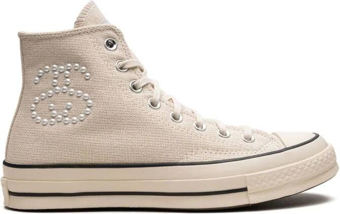 Converse x Stüssy Chuck 70 High "Fossil" sneakers Neutrals