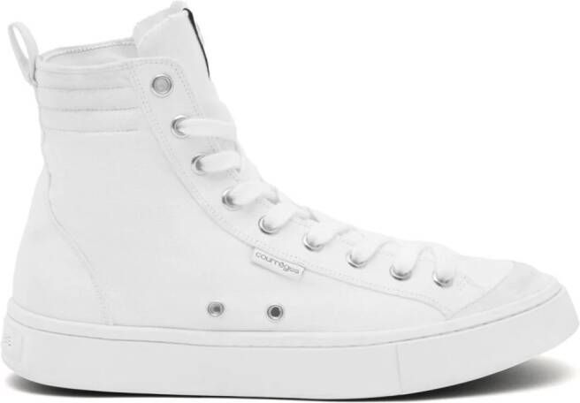 Courrèges Canvas 01 high-top sneakers White