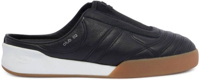 Courrèges Club 02 leather sneakers Black