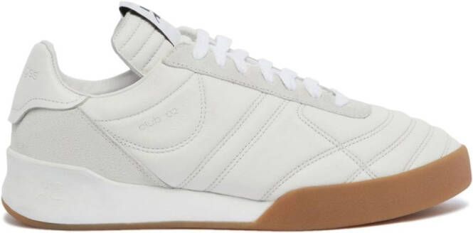 Courrèges Club 02 leather sneakers White