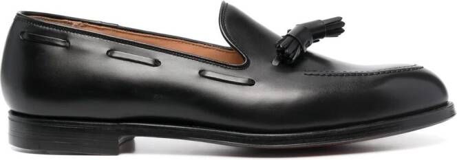 Crockett & Jones Cavendish leather loafers Black