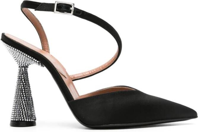D'ACCORI Arya satin pumps Black