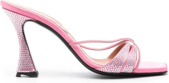 D'ACCORI 100mm Lust sandals Pink