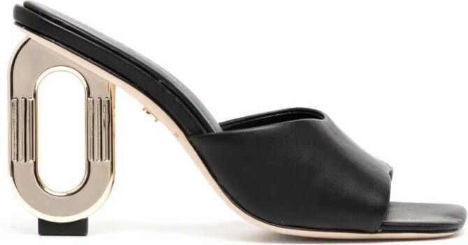 Dee Ocleppo Ibiza 90mm leather sandals Black