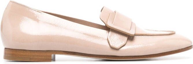 Del Carlo side buckle-detail loafers Neutrals