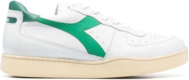 Diadora low-top leather sneakers White