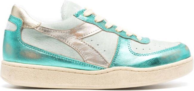 Diadora Mi Basket low-top leather sneakers Blue