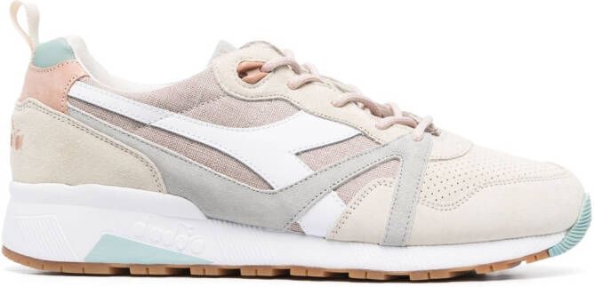 Diadora panelled low-top sneakers Neutrals