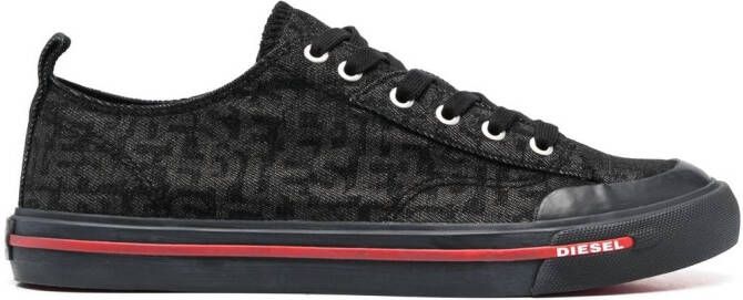 Diesel logo-print sneakers Black