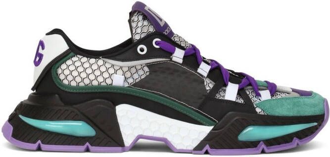 Dolce & Gabbana Airmaster mixed-material sneakers Black