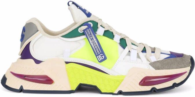 Dolce & Gabbana Airmaster panelled low-top sneakers White