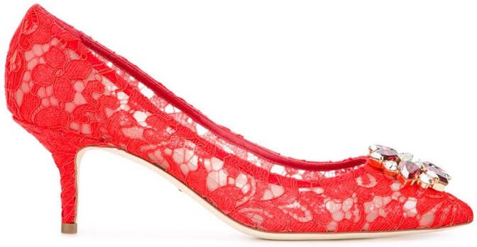 Dolce & Gabbana 70mm Bellucci heeled pumps Red