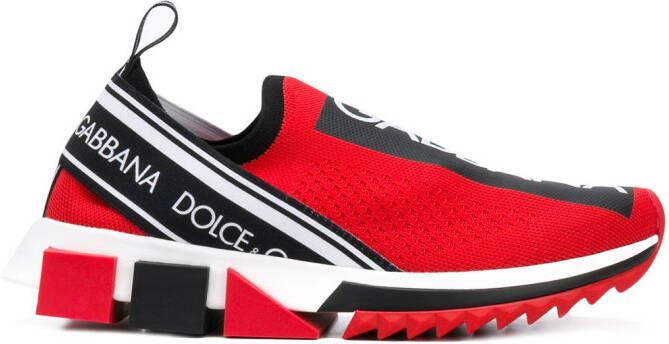 Dolce & Gabbana Branded Sorrento sneakers Red