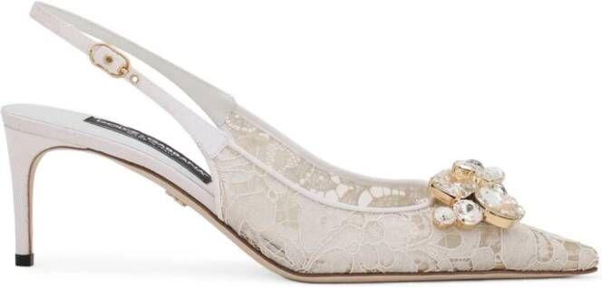 Dolce & Gabbana 60mm Rainbow pumps White
