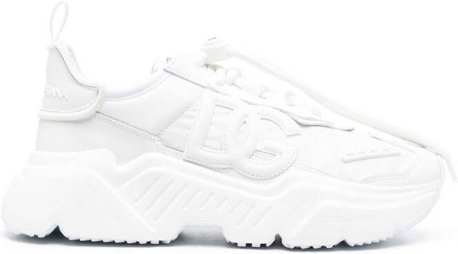 Dolce & Gabbana Daymaster leather sneakers White