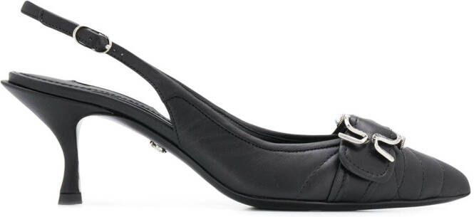 Dolce & Gabbana Devotion matelassé slingback pumps Black
