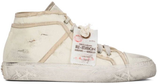 Dolce & Gabbana lace-up mid-top sneakers Neutrals