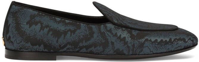 Dolce & Gabbana Iridescent fabric Caravaggio slippers Grey