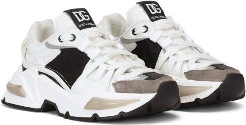 Dolce & Gabbana Kids Airmaster panelled sneakers White