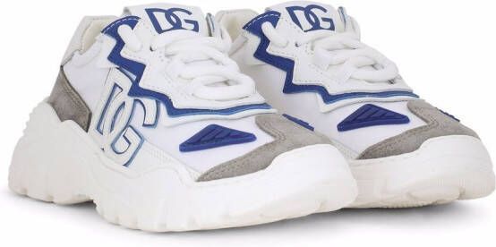 Dolce & Gabbana Kids Daymaster leather sneakers White