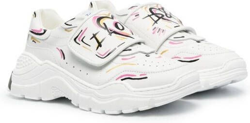 Dolce & Gabbana Kids Daymaster printed sneakers White