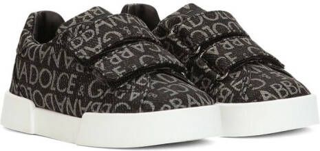 Dolce & Gabbana Kids Portofino low-top sneakers Black