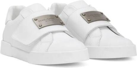 Dolce & Gabbana Kids Portofino low-top sneakers White