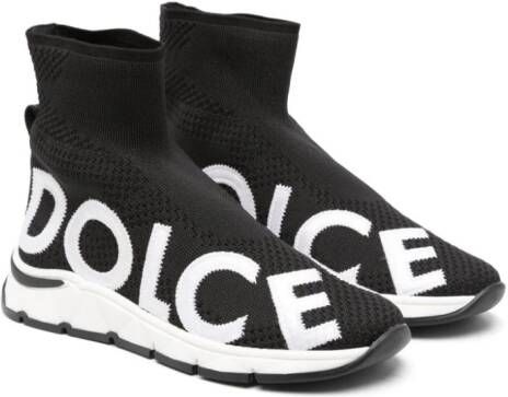 Dolce & Gabbana Kids Sorrento 2.0 high-top sneakers Black
