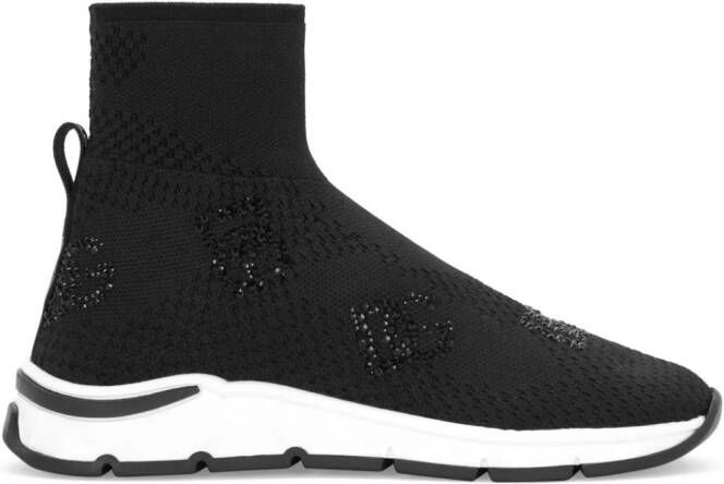 Dolce & Gabbana Kids Sorrento slip-on sneakers Black