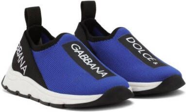Dolce & Gabbana Kids Sorrento slip-on sneakers Blue