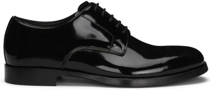 Dolce & Gabbana leather derby shoes Black
