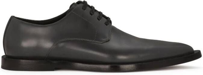 Dolce & Gabbana leather derby shoes Black