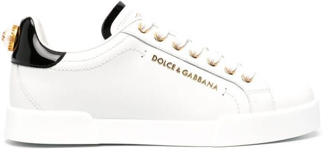 Dolce & Gabbana logo-embellished low-top sneakers White