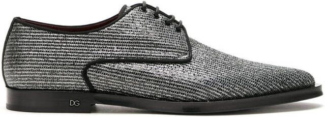 Dolce & Gabbana Millennials metallic Derby shoes Black