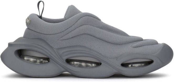 Dolce & Gabbana padded lace-up sneakers Grey