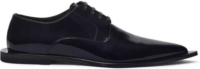 Dolce & Gabbana patent leather derby shoes Black