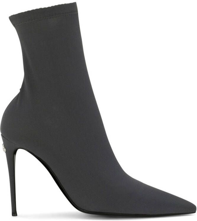 Dolce & Gabbana KIM DOLCE&GABBANA sock ankle boots Grey