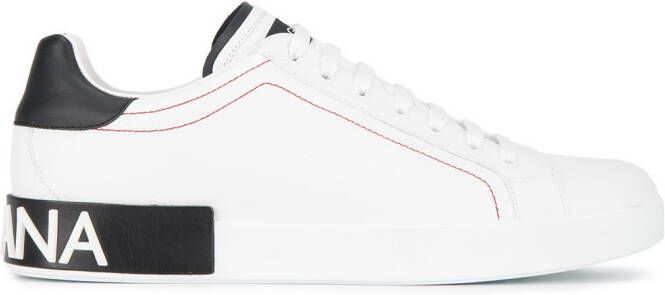 Dolce & Gabbana Portofino lace-up sneakers White