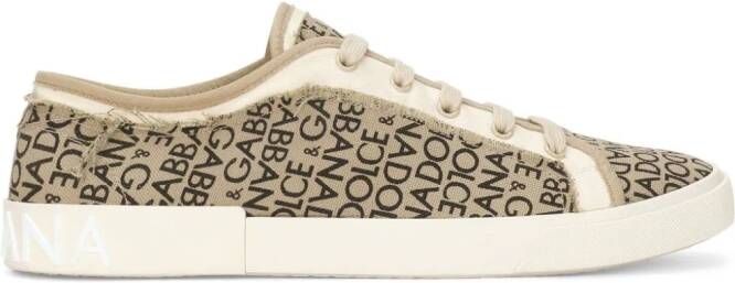 Dolce & Gabbana Portofino low-top sneakers Neutrals