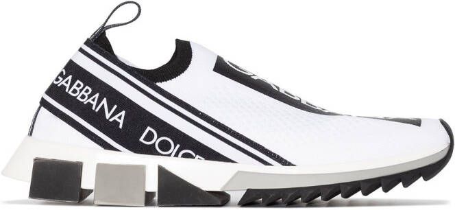 Dolce & Gabbana Sorrento knit sneakers White