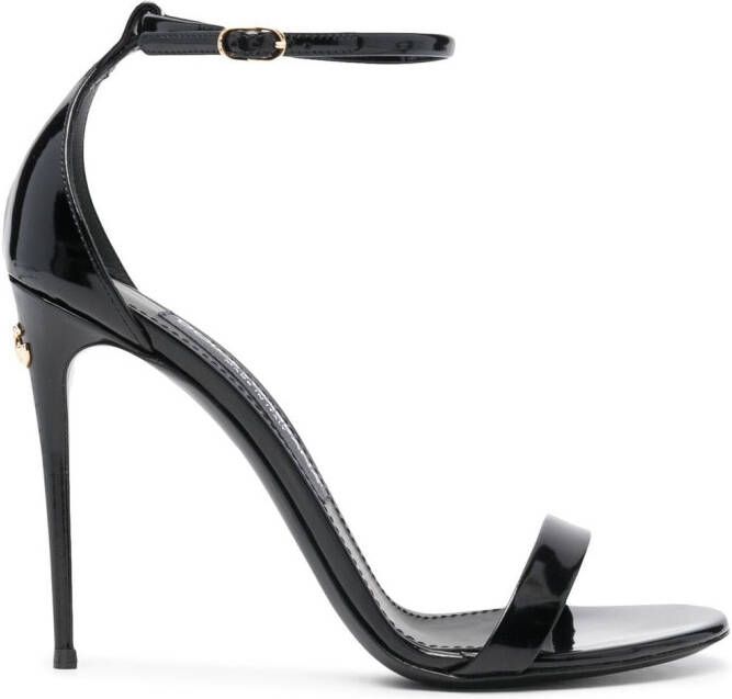 Dolce & Gabbana 105mm Keira sandals Black