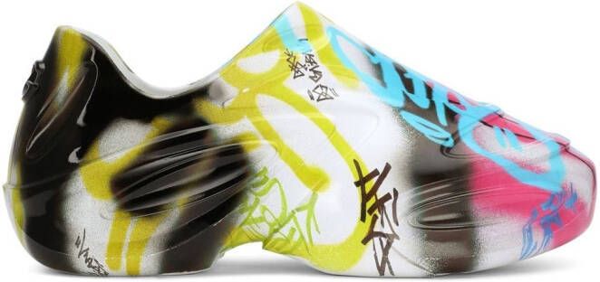 Dolce & Gabbana Toy graffiti-print low-top sneakers White