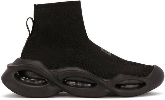 Dolce & Gabbana Wave mid-top sneakers Black
