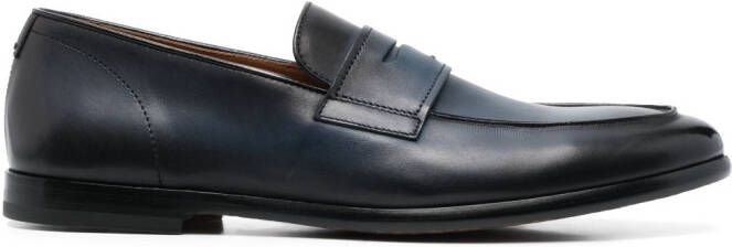 Doucal's calf-leather loafers Black