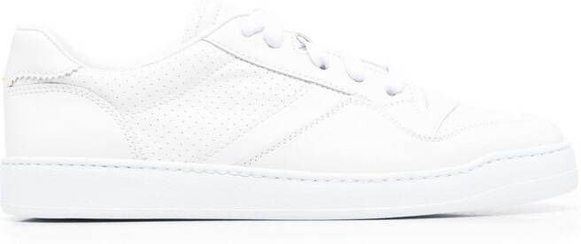 Doucal's calf-leather low-top sneakers White