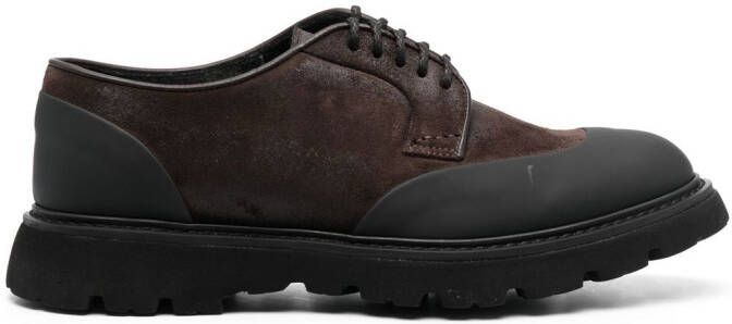 Doucal's lace-up derby shoes Brown
