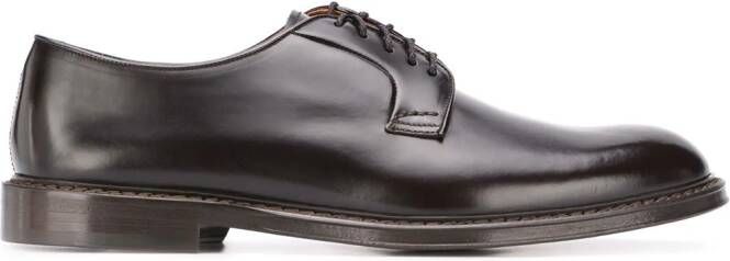 Doucal's low heel oxford shoes Brown